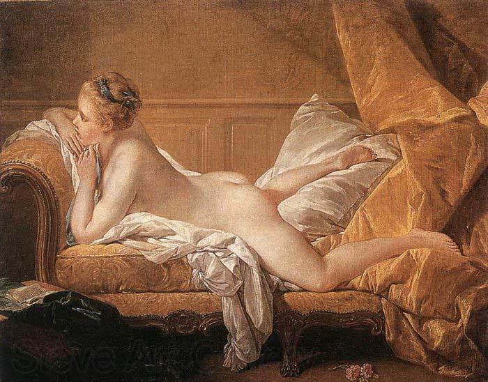 Francois Boucher Girl Reclining Norge oil painting art